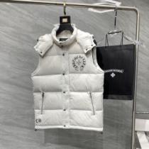 クロムハーツ CHROME HEARTS 人目を惹くデザイン 軽くて暖かい クロムハーツコピー ブランド 2026秋冬 軽量ダウンジャケット ポケットづき