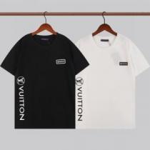 2色可選 ルイ ヴィトン LOUIS VUITTON 存在感のある ルイ ヴィトンブランドスーパーコピー 半袖Tシャツ 2026新作 レジャー 乾きやすい プリント