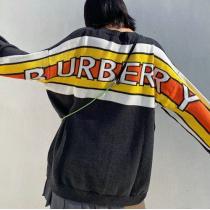 優しい柔らかな印象　burberry バーバリー パーカーニットカーディガン 2色可選
