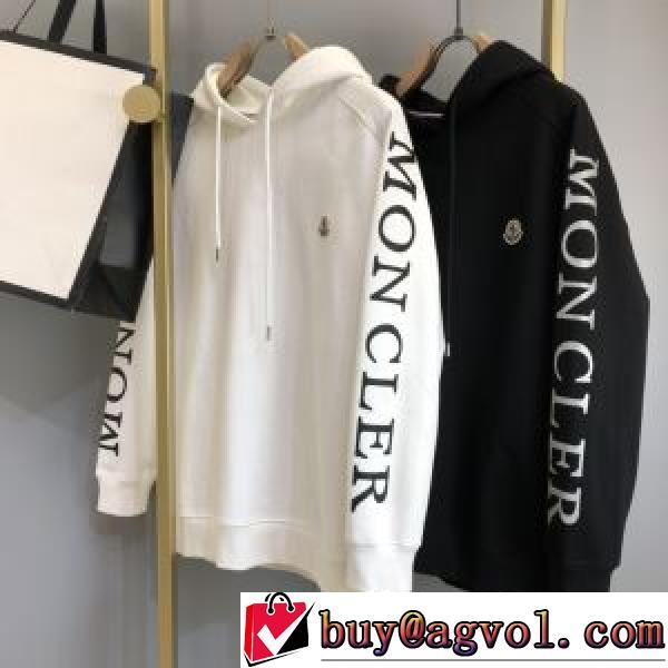 パーカー 2026新作 モンクレール MONCLER 袖ライン 高級感ある モンクレールブランド コピー 2色可選 大好評 スタイリッシュ 存在感のある
