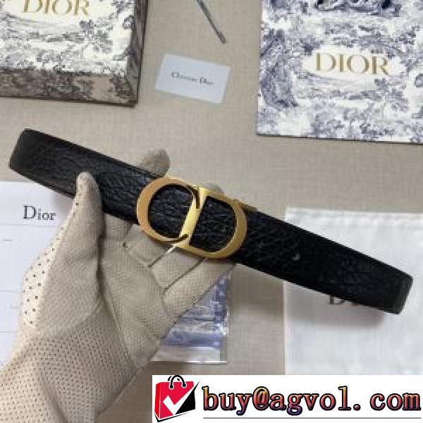 2026新作 ディオールコピー ブランド 2色可選 ディオール DIOR 耐久性のある ベルト 海外セレブ愛用 カジュアル レザー ベルト 細タイプ 長さ調節可能.219.