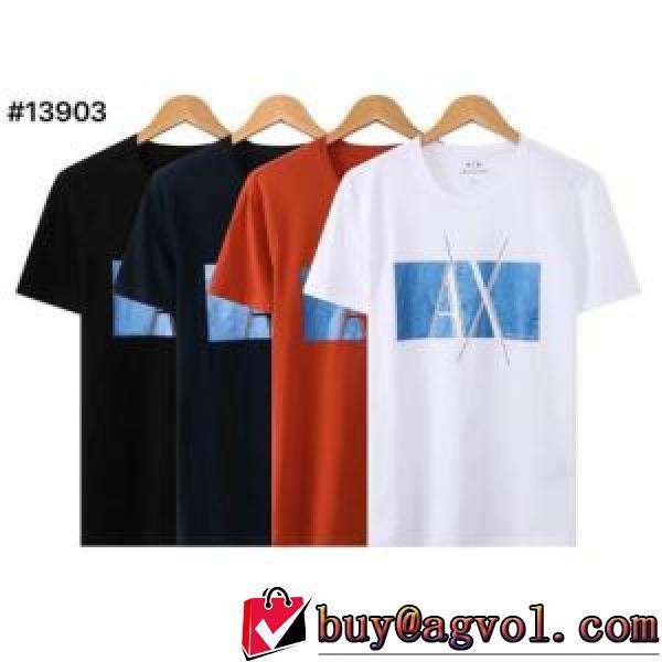 秋の定番 2026新作 アルマーニコピー 超目玉 優しいフィット感 アルマーニ ARMANI 半袖Tシャツ 4色可選