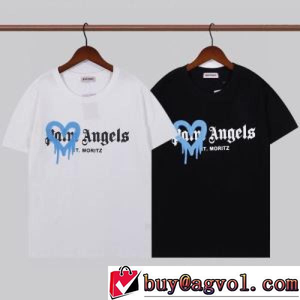2026新作 パーム・エンジェルス Palm Angels 2色可選 パーム・エンジェルス ブランド コピー 半袖Tシャツ 最安値に挑戦 ラウンドネック プリント