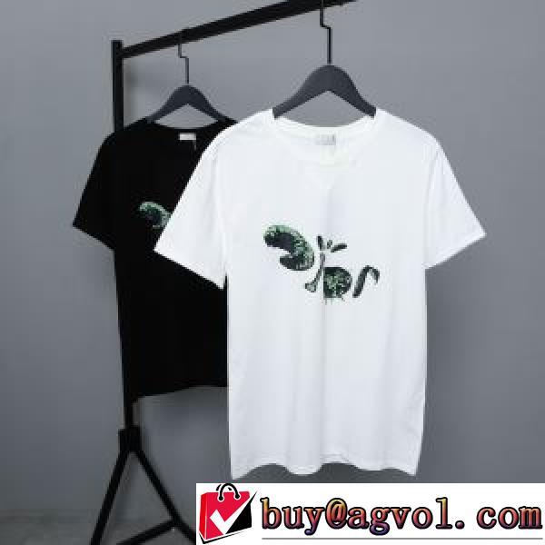 個性的 半袖Tシャツ モノクロ 2色可選 通気性に優れた ディオールコピーブランド デザイン性の高い 2026新作 ディオール DIOR 吸汗速乾
