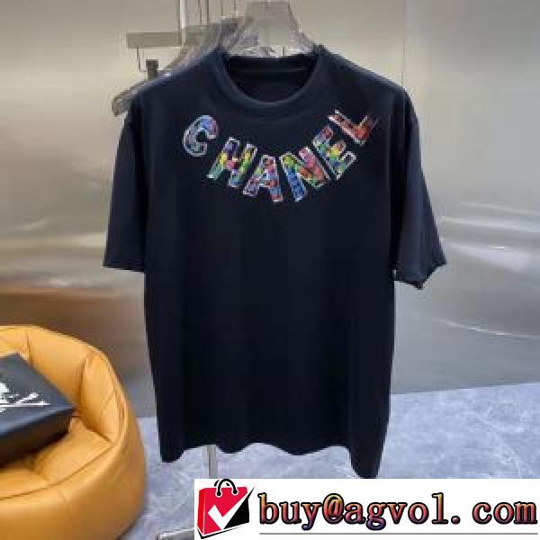 定番のアイテム 大人気 2026新作 ブランド コピーCH 半袖Tシャツ カッコいい印象を付ける スーパーコピー レジャー 2色可選