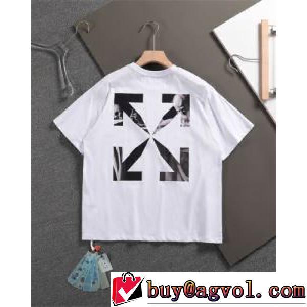 Tシャツ 2色可選 2026新作 オフホワイトブランド 偽物 通販 オリジナル 縦には伸びにくい Off-White オフホワイト 人気ブランド 使い勝手抜群