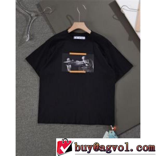 Off-White オフホワイト 2色可選 海外セレブ愛用 2026新作 半袖Tシャツ 気軽にカジュアルに使える プリント 収縮性のある オフホワイトスーパーコピー 激安