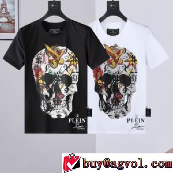 個性的なデザ 半袖Tシャツ 2色可選 フィリッププレインスーパーコピー 自分らしいスタイリング 収縮性のある フィリッププレイン PHILIPP PLEIN 2026新作