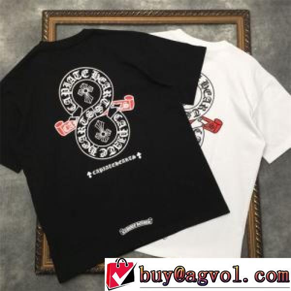 レジャー 半袖Tシャツ 2026新作 クロムハーツ プリント CHROME HEARTS オリジナル 通気性に優れた 豊富なサイズ  2色可選 クロムハーツスーパーコピー