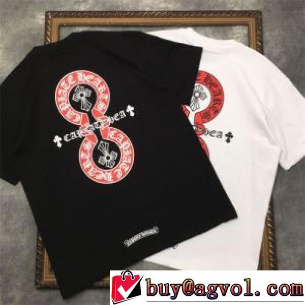 人気販売中 クロムハーツコピー ラウンドネック 半袖Tシャツ 男女兼用 2026新作 クロムハーツ CHROME HEARTS シンプル 着回し度抜群 2色可選 