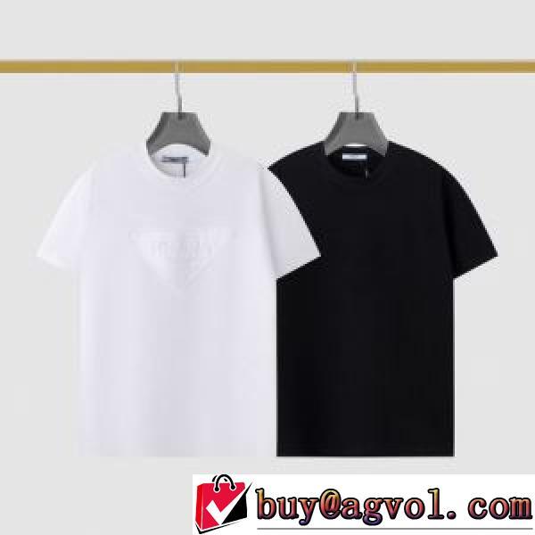 ラウンドネック 日本未入荷モデル プラダ PRADA 2026新作 Tシャツ 柔らかい手触り 2色可選 プラダブランドスーパーコピー