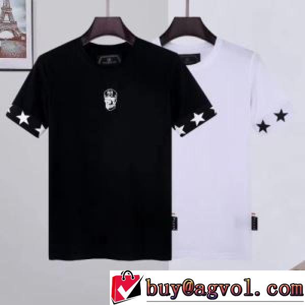 フィリッププレイン PHILIPP PLEIN クールビズ 今話題の最新作 フィリッププレインコピー ブランド 2色可選 Tシャツ 2026新作 縦には伸びにくい