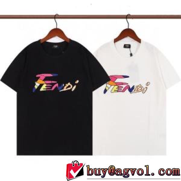 2026新作 2色可選 フェンディブランド コピー 半袖Tシャツ 個性的なデザ スタイリッシュな印象 頑丈な素材 ラックスした雰囲気
