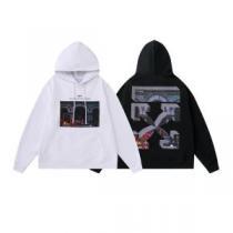 プリントパーカ 定番のアイテム 2025新作 Off-White パーカー オフホワイト オフホワイトスーパーコピー 存在感のある 2色可選