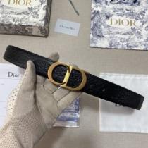2026新作 ディオールコピー ブランド 2色可選 ディオール DIOR 耐久性のある ベルト 海外セレブ愛用 カジュアル レザー ベルト 細タイプ 長さ調節可能.219.