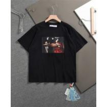 オフホワイトコピー カッコいい印象を付ける 縦には伸びにくい 個性的なデザ Tシャツ 2026新作 クールビズ Off-White オフホワイト 2色可選