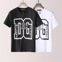 2色可選 レジャー シンプル 薄手 ドライ 2026新作 存在感のある ドルチェ＆ガッバーナ Dolce&Gabbana 半袖Tシャツ ラウンドネック D&Gブランド コピー