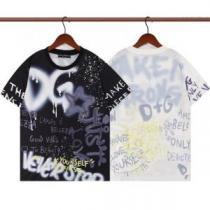 ポップ D&Gスーパーコピー 2色可選 2026新作 ドルチェ＆ガッバーナ 半袖Tシャツ プリント 吸汗性に優れ ラックスした雰囲気 Dolce&Gabbana