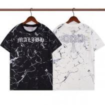 2026新作 クロムハーツ ラウンドネック 半袖Tシャツ プリント CHROME HEARTS 着心地満点 超目玉 オリジナル 2色可選 クロムハーツコピー ブランド
