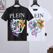 2026新作 フィリッププレイン PHILIPP PLEIN Tシャツ 高級感ある フィリッププレインブランド コピー 2色可選 レジャー 優しいフィット感 プリント