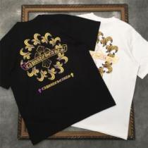2色可選 プリント カジュア 2026新作 自分らしいスタイリング クロムハーツ 海外セレブ愛用 CHROME HEARTS レジャー 半袖Tシャツ 男女兼用 クロムハーツ偽物ブランド