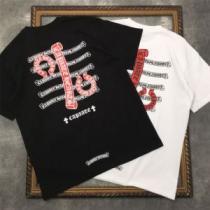 今買い◎得 2025新作 クロムハーツ ラウンドネック 半袖Tシャツ CHROME HEARTS バリエーションに富む クロムハーツスーパーコピー 2色可選 暖かみのある肌触り 通気性に優れた