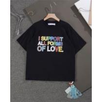 ラウンドネック 優しいフィット感 Off-White オフホワイト Tシャツ 2色可選 2025新作 オフホワイトブランドコピー 落ち着いた感覚 プリント