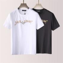 2025新作 2色可選 ドルチェ＆ガッバーナ 半袖Tシャツ 刺繍加工 Dolce&Gabbana お洒落に魅せる 吸汗性に優れ 希少価値大！ドルチェ&ガッバーナブランド コピー