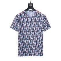 2026新作 ディオール 半袖Tシャツ プリント DIOR デザイン性の高い 着回し度抜群 吸汗性に優れ 風合いが出る ディオールコピー