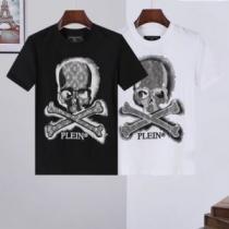 フィリッププレイン PHILIPP PLEIN ファション性の高い Tシャツ 2色可選 フィリッププレイン偽物ブランド 2026新作 カッコいい印象を付ける