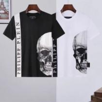 フィリッププレインブランドコピー 2026新作 しわになりにくい 半袖Tシャツ 人気販売中 フィリッププレイン PHILIPP PLEIN 優しいフィット感 2色可選