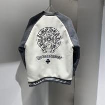 ジャケット 2026新作 スタイリッシュ 大花プリント 日本未入荷モデル クロムハーツコピーブランド 野球ウェア 人目を惹くデザイン