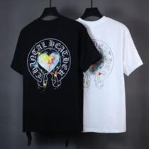 クロムハーツコピー オリジナル 2026新作 半袖Tシャツ ラウンドネック プリント 吸汗性に優れ ドライ 2色可選