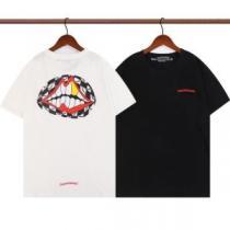 半袖Tシャツ ファッション 2色可選 人気 クロムハーツコピー ブランド プリント デザイン性の高い 肌に密着 着回し度抜群 2026新作 