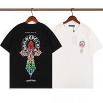 通気性に優れた クロムハーツコピーブランド しわになりにくい 2026新作 半袖Tシャツ 高級感ある オリジナル 2色可選 吸汗性に優れ ドライ