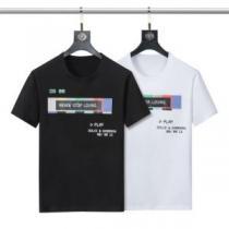 魅力ファッション 2色可選 2026新作 半袖Tシャツ ドルチェ&ガッバーナコピー ブランド プリント バリエーションに富む 柔らかい手触り 着回し度抜群