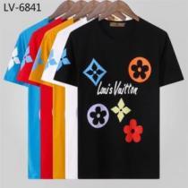 2026新作 ルイ ヴィトンブランド コピー 半袖Tシャツ 5色可選 お洒落に魅せる 通気性に優れた しわになりにくい 人気新品★超特価★