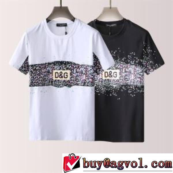 大好評 2026新作 ドルチェ&ガッバーナスーパーコピー 半袖Tシャツ 2色可選 プリント 優しいフィット感