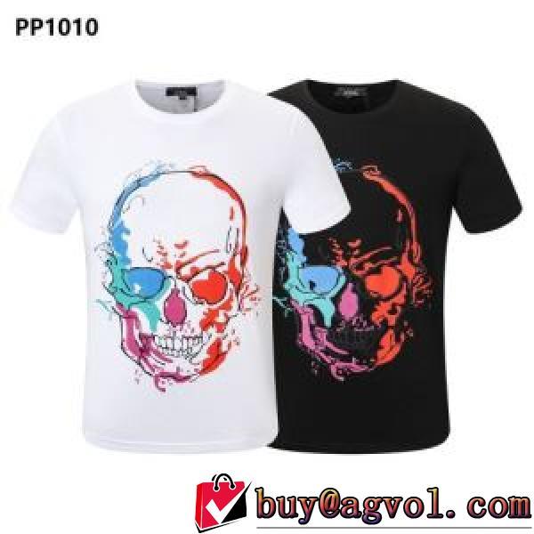 ラウンドネック 長く愛用できる 半袖Tシャツ 2色可選 フィリッププレインブランドスーパーコピー 2026新作 プリント
