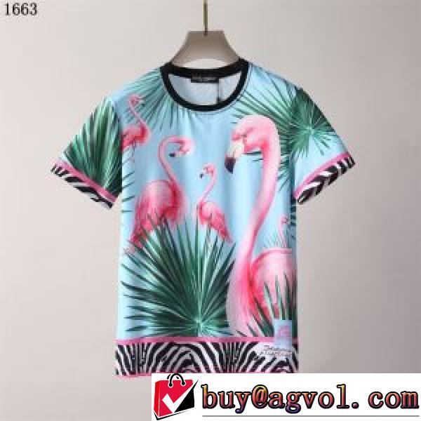 人気ブランド ドルチェ&ガッバーナコピーブランド プリント 半袖Tシャツ デザイン性の高い 乾きやすい 2026新作