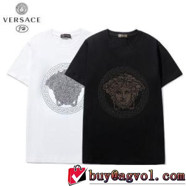 レジャー 細身のシルエット 超目玉 ヴェルサーチスーパーコピー 2色可選 Tシャツ 2026新作 風合いが出る