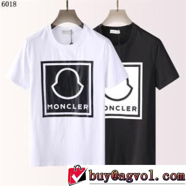2色可選 ラウンドネック 半袖Tシャツ 頑丈な素材 2026新作 サイズ豊富 モンクレールスーパーコピー しわになりにくい