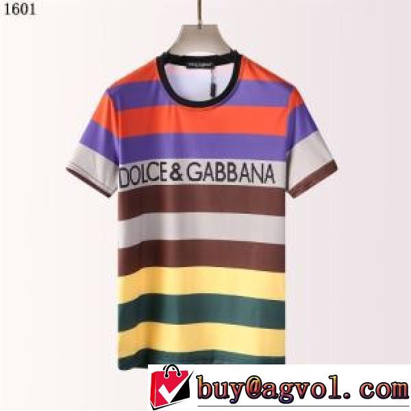 2026新作 カラーラインナップ 半袖Tシャツ 収縮性のある 消臭抗菌効果がある ドルチェ&ガッバーナコピー ブランド 最安値に挑戦