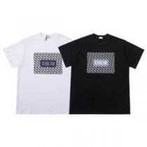 ディオール偽物ブランド お洒落に魅せる 2026新作 2色可選 半袖Tシャツ ラウンドネック ラウンドネック 通気性に優れた