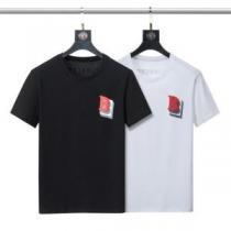 2色可選 高品質 カッコいい印象を付ける バーバリースーパーコピー 半袖Tシャツ プリント 2025新作 人気販売中 お洒落に魅せる