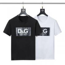 ラウンドネック 半袖Tシャツ 2026新作 ドルチェ&ガッバーナブランドコピー 落ち着いた感覚 2色可選 着心地満点 通気性に優れた