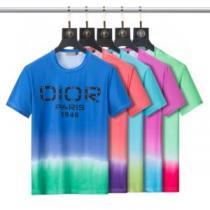 2026新作 5色可選 風合いが出る ディオールスーパーコピー 半袖Tシャツ 配色切替 吸汗速乾 着回し度抜群