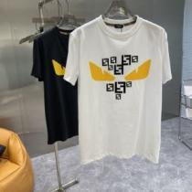 豊富なサイズ 2色可選 フェンディスーパーコピー 2026新作 優しいフィット感 半袖Tシャツ 超目玉 プリント レジャー