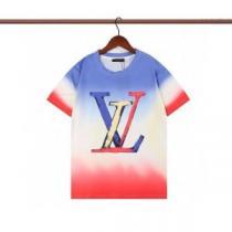 ラウンドネック 半袖Tシャツ 希少価値大！配色切替 収縮性のある 着回し度抜群 ルイ ヴィトンブランド コピー 2026新作