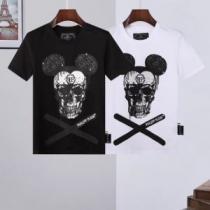 活用できるアイテム 2026新作 フィリッププレインコピー 半袖Tシャツ 柔らかい手触り 2色可選 デザイン性の高い